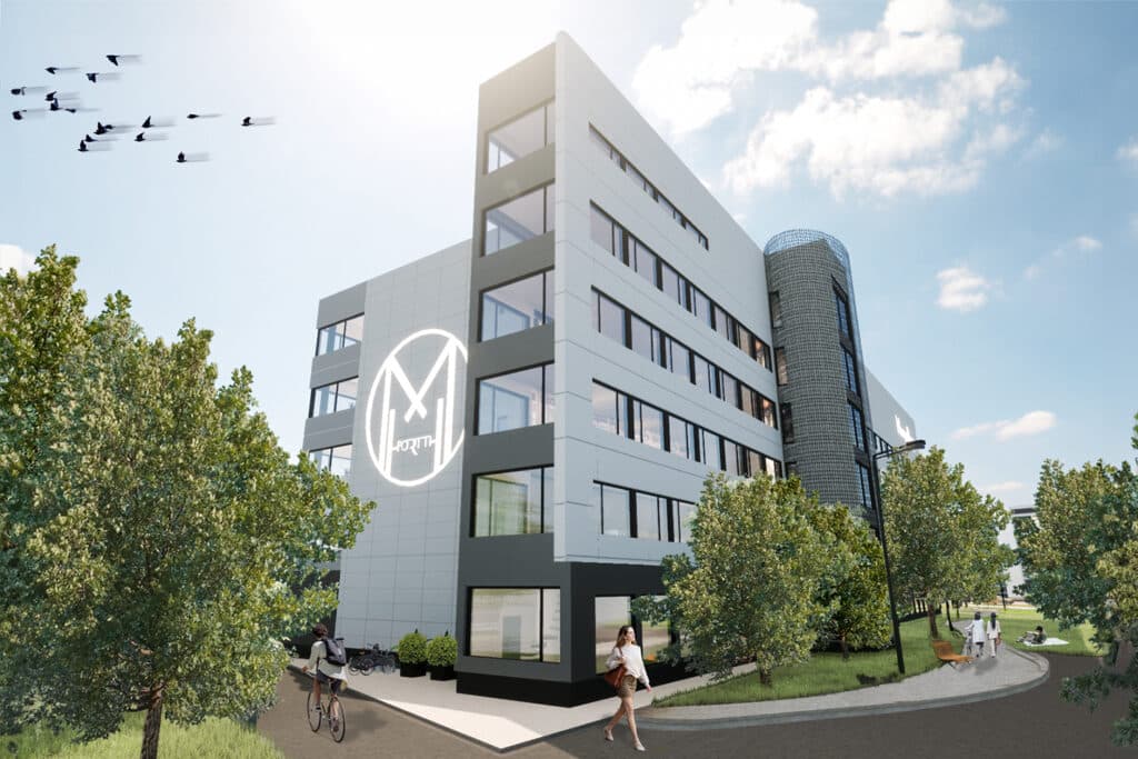 MaarinPortin julkisivun havainnekuva.